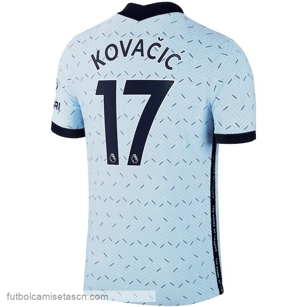 Camiseta Chelsea NO.17 Kovacic 2ª 2020/21 Azul